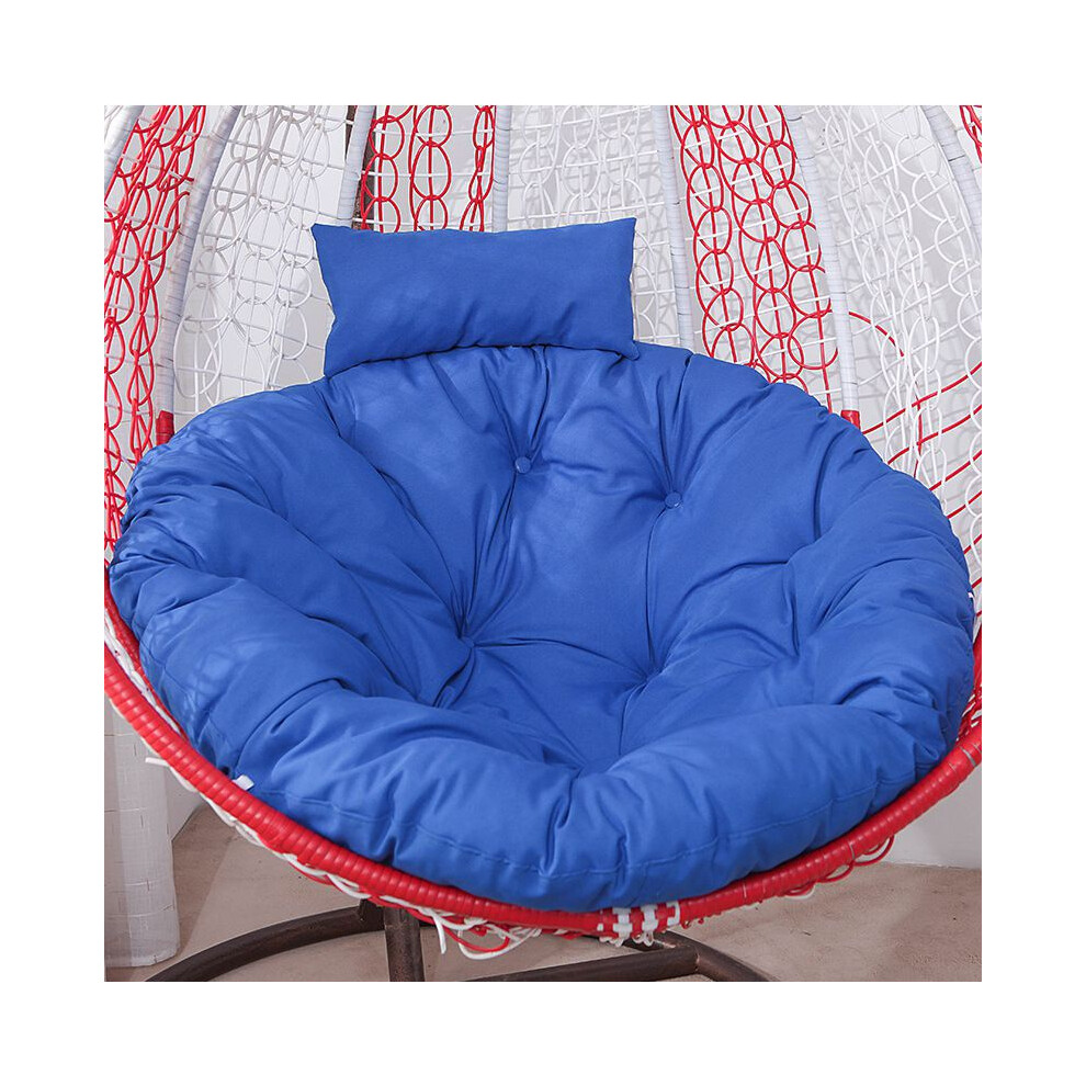 (DarkBlue Cushion) Swing Chair Rattan Cushion Hanging Egg Chair Soft Mat Pad Inoutdoor Cover Patio-image-OPC-PJHH8PN-NEW