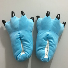 (Blue Slipper, EU40-EU45) Monsters Adultkid University Mike Wazowski Sully Costume Pajamas Sleepwear Ones