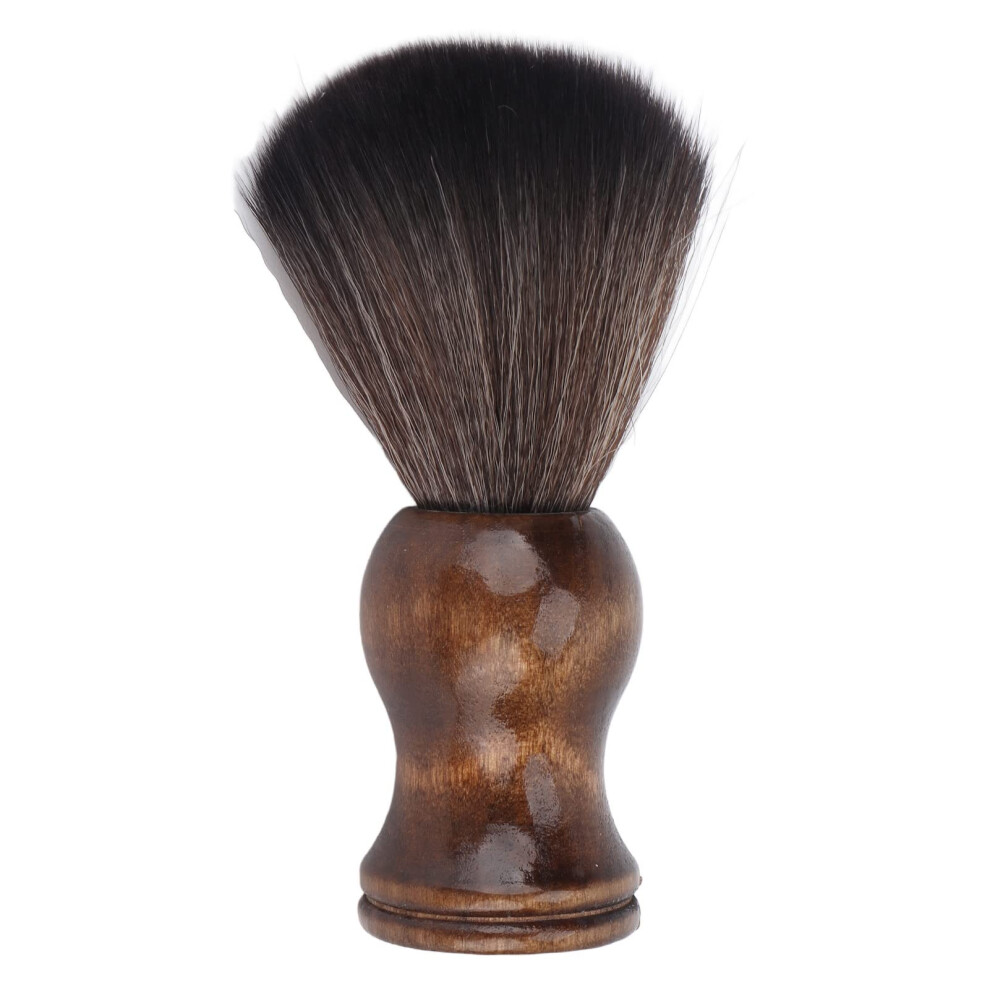 Neck Powder Brush Ergonomic Shaving Brush for Men with Soft Synthetic Hair for Home and Salon Use