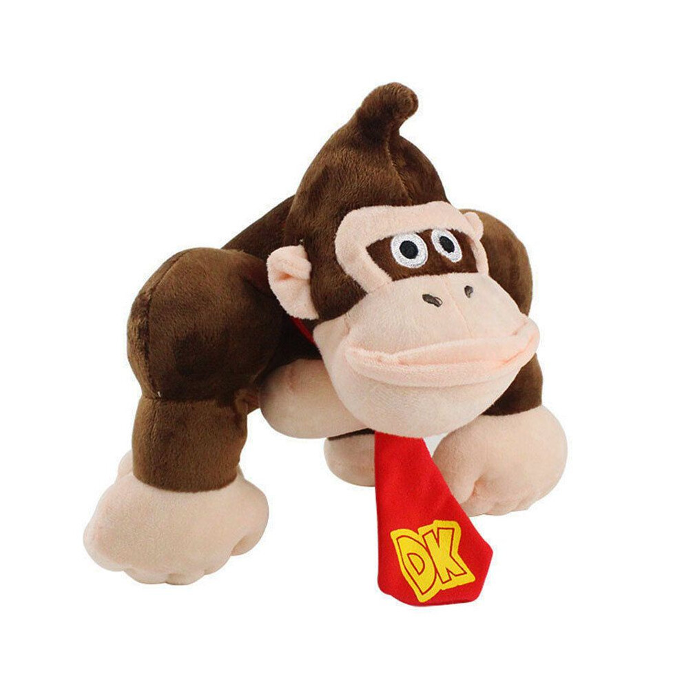 (25cm) Kong 98inch Donkey Super Mariobros Plush Toys Soft Stuffed Animal Doll Kid Gift