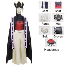 (Douma Costume,M)Demon Slayer Kimetsu No Yaiba Cosplay Costume Upper Moon Two Douma Kimono Suit