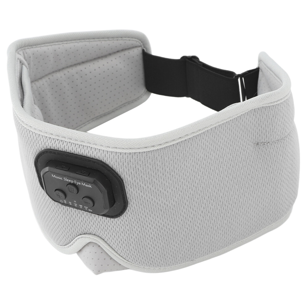 Grey Bluetooth 5.2 Sleep Headphones 20H Battery 3D Eyeshade