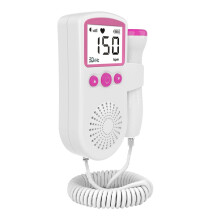 (RoseRed) Ultrasound Fetal Doppler Heart Rate Monitor Handheld Stethoscope Movement Fetal