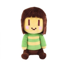 (Chara) Chara Frisk Undertale Plush Doll Figure Stuffed Toy 20cm Soft Gift Kid Xmas