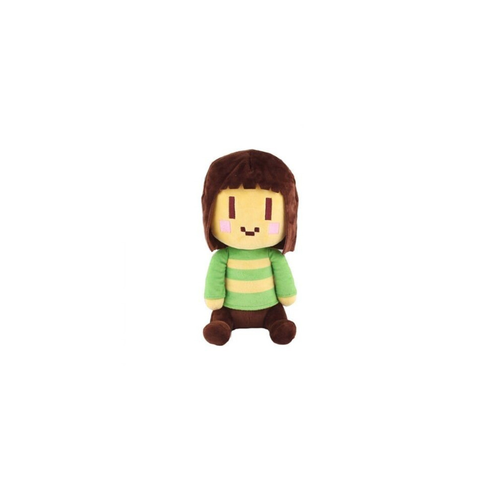 (Chara) Chara Frisk Undertale Plush Doll Figure Stuffed Toy 20cm Soft Gift Kid Xmas