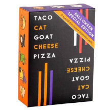 (Black ) Goat Taco Cat Cheese Pizza Card Board Game Family Interactive Parties Gifts