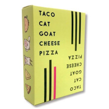 (Light Yellow) Goat Taco Cat Cheese Pizza Card Board Game Family Interactive Parties Gifts