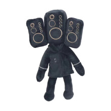 (Style B) Plush Skibidi Toilet Toy Stuffed Doll Prank Game Prop Funny Home Decoration Gift