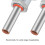 10PCS Tapered Countersink Bits for Soft Metals Wood Plastic Adjustable Stop 6