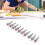 10PCS Tapered Countersink Bits for Soft Metals Wood Plastic Adjustable Stop 16