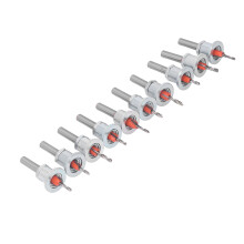 10PCS Tapered Countersink Bits for Soft Metals Wood Plastic Adjustable Stop