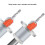10PCS Tapered Countersink Bits for Soft Metals Wood Plastic Adjustable Stop 5