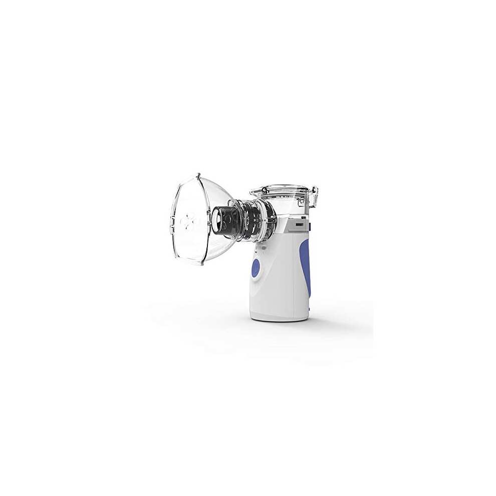 Portable Ultrasound Nebulizer for Inhalation - Compact, Quiet, Adjustable Mist, Compatible with Masks and Mouthpieces