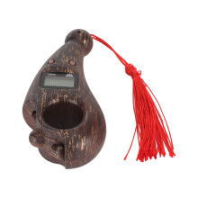 Digital Beads Counter with Reset & Auto Off, Red Fringe, Compact Portable Tasbih for Prayer