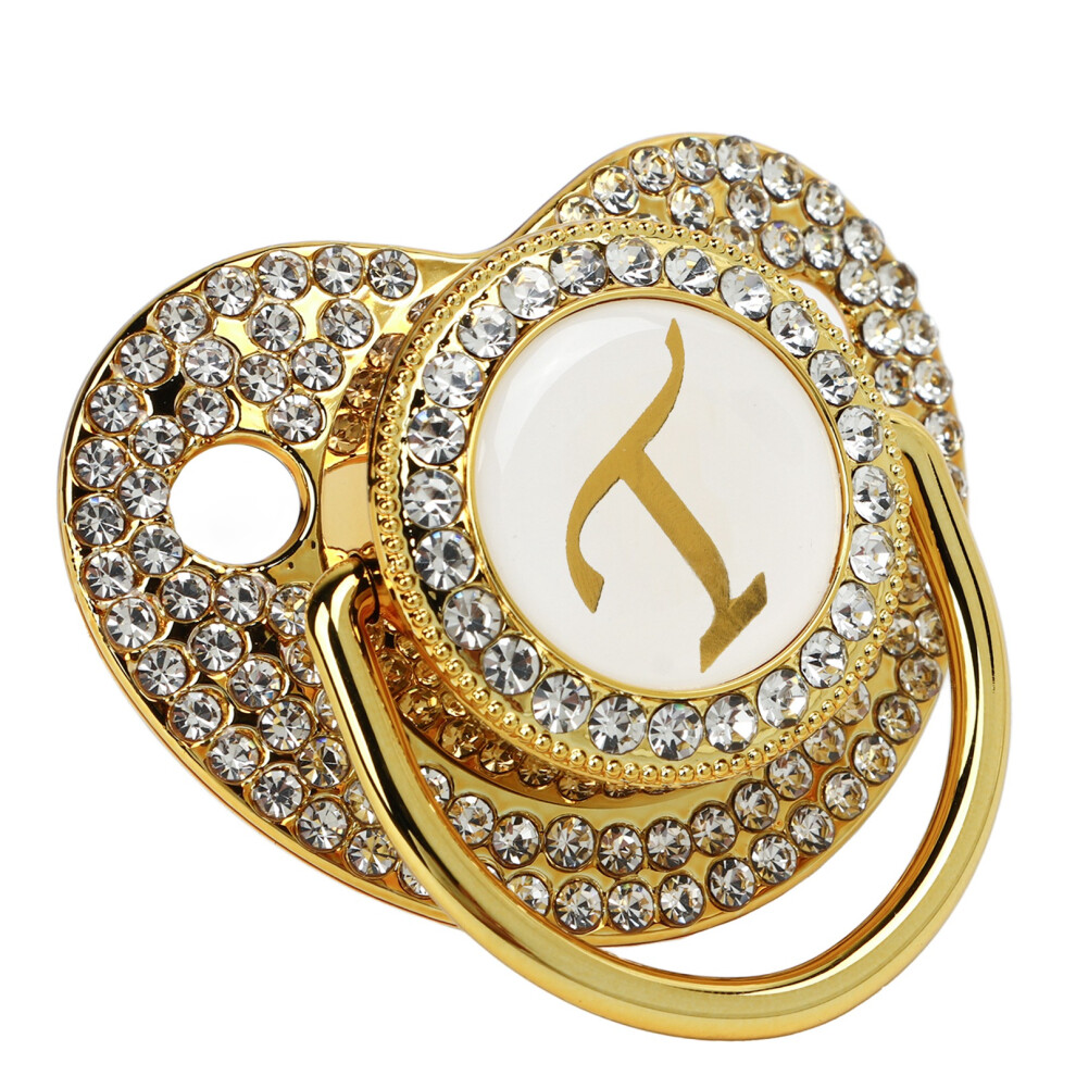 Lightweight Pacifier With Soft Skin-Like Silicone Texture Golden