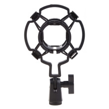 Universal Microphone Shock Mount for Studio Recording, Adjustable Clip Holder, Compatible with Most Microphones