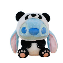 (Panda,30cm 0.36kg)Stitch Panda Stofftier Plüschtier Kinder Spielzeug mit weicher Füllung Deko Sammlerstück