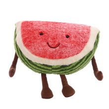 (Watermelon,50cm/19.69in)Peluche fruit cerise pastèque dessin animé coussin doux cadeau oreiller