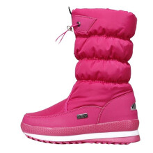 (Pink,37Foot Length23.5cm/9.4in)Damen Winter Schnee Stiefel Mittelschlauch rutschfest große Größen halten warm Baumwolle Schuhe