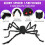 135 LED 16.4ft Spider Webs Halloween Decorations Lights 3