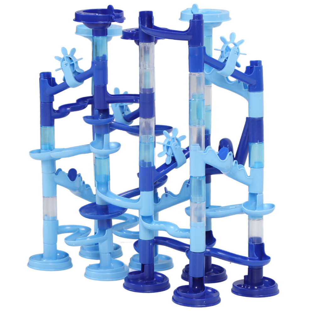 75-Piece DIY Marble Run Maze with 30 Balls for Water Play & Learning