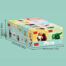 (9101) 10-in-1 Mini Cute Pet Series Building Blocks Set | Christmas Gift Assembly Toy, Pet Model Puzzle Kit, Holiday Birthday Present