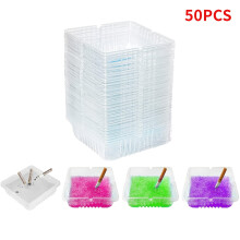 (50 Pieces) 10/20/30/50pcs Disposable Ashtrays, Portable Windproof Smokeless Ashtrays for Indoor and Outdoor Use - Perfect Holiday or Birthday Gift