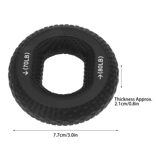Silicone Grip Strength Trainer Ring, 7.7cm, Hand & Finger Exercise 1