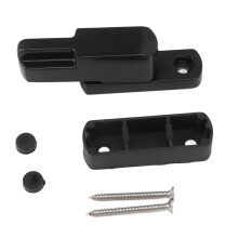 Durable Aluminum Alloy T Sliding Window Lock - Easy Install Black