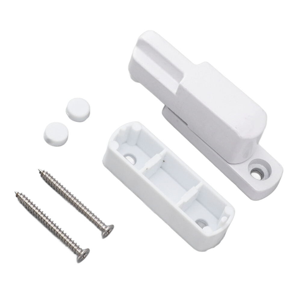 Aluminum Alloy T Type Sliding Window Sash Lock Child Safety Lock White 8171338777338