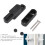 Durable Aluminum Alloy T Sliding Window Lock - Easy Install Black 5