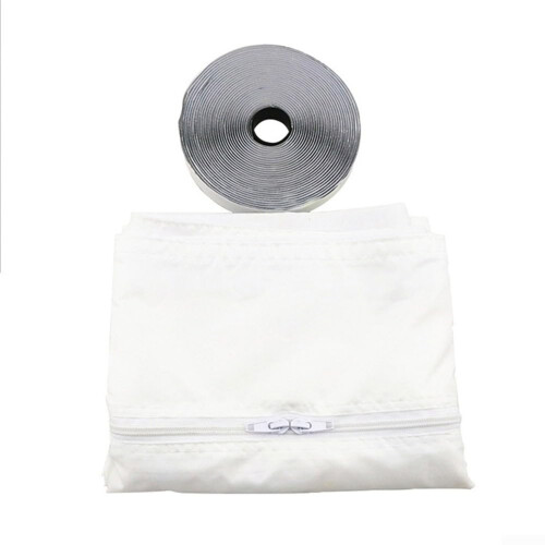 Window Air Lock Seal for Cold Air Retention, Adjustable Size 400 cm, HVAC Compatible, Quick Cooling Efficiency