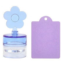 Silicone Fingertip Print French Nail Template Tool - Transparent Jelly, Artistic Pattern Scraper for Nail Art