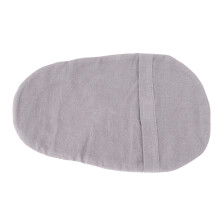 Soft Cotton Gray Ostomy Bag Cover, Reusable, Breathable, 24x16cm