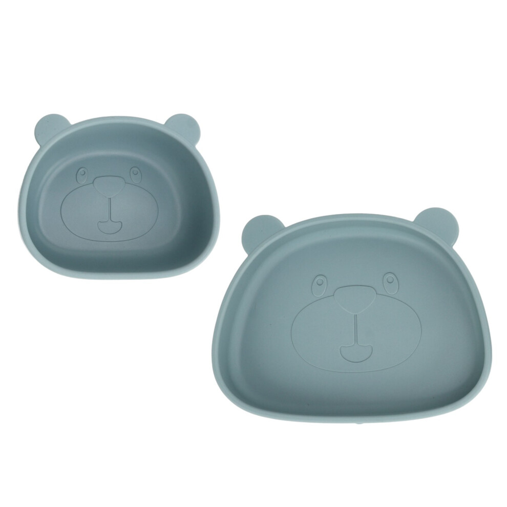 Cartoon Panda Baby Suction Plate Set - Fall Resistant Dishwasher Safe