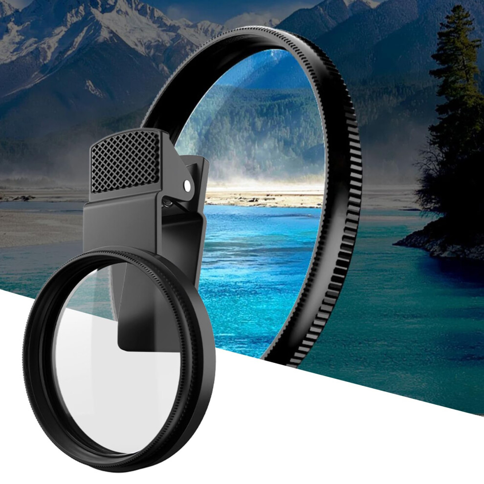 52Mm Clip-On Cpl Polarizing Filter Kit For Smartphone Cameras | Slim Design, High Definition, Reduced Glare For Outdoor Photography 6947110971483