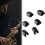 6Pcs Silicone Saxophone Key Risers Cushions Black for Comfortable Play 16