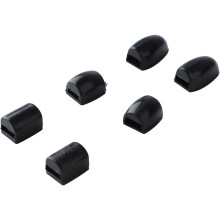 6Pcs Silicone Saxophone Key Risers Cushions Black for Comfortable Play