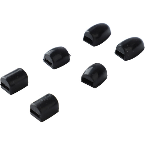 6Pcs Silicone Saxophone Key Risers Cushions Black for Comfortable Play