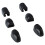 6Pcs Silicone Saxophone Key Risers Cushions Black for Comfortable Play 2