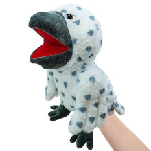 (owl) Cute Bird Hand Puppet Childrens Educational Plush Toy Doll Kindergarten ParentChild Storytelling Parrot Rag Doll
