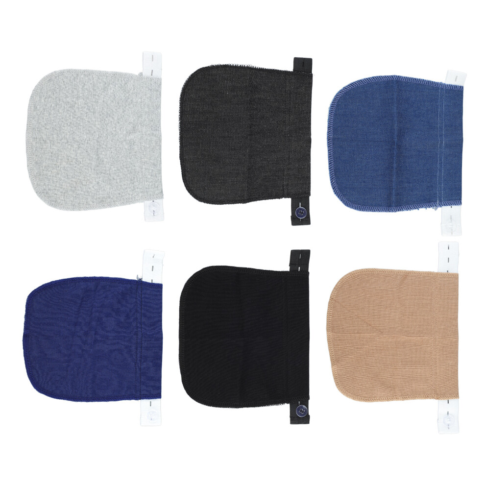 6pcs Maternity Pants Extender Nylon Waistband Expanders, 6 Colors-image-OPC-PJHJKMX-NEW