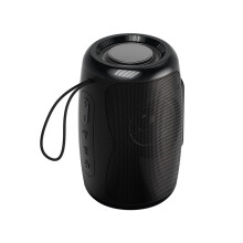Portable Bluetooth Speaker for One Click Radio, Waterproof, Sweatproof, ABS, Outdoor Use, Black