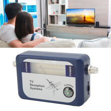 Digital TV Signal Strength Detector Small Backlit Meter for Satellite Signals