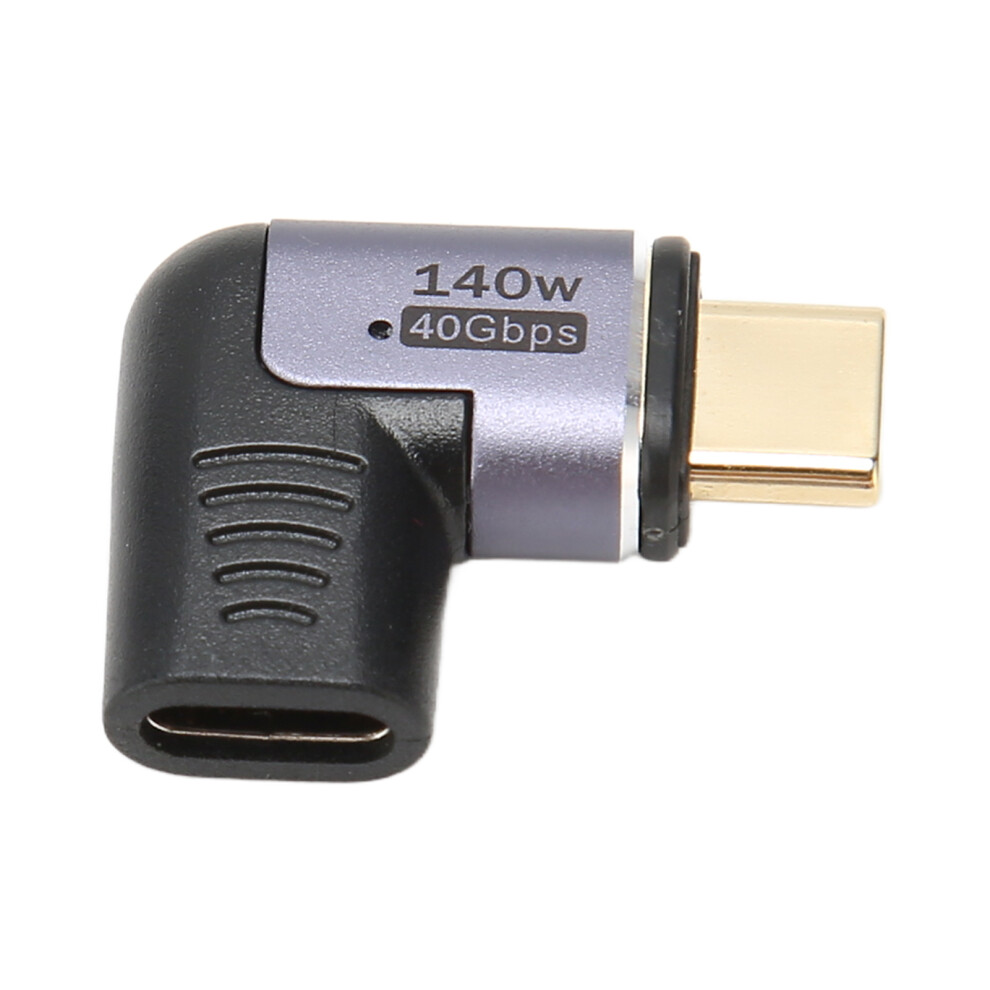 Usb C 90 Degree Adapter 140W Fast Charge 40Gbps 8K 60Hz For Tablets 5041338786674