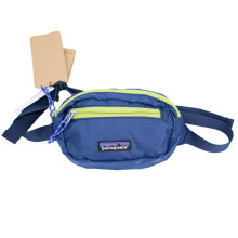 (Blue+Green)Patagonia Mini Cintura Pecho Paquete Hombro Bandolera Hombres Mujeres Ocio Exterior
