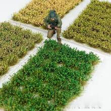 Diorama-Friendly Static Grasses for Lush Green Grapes - Realistic Detail Enhancer, 2-Pack, Durable Material
