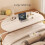 Mobile Overbed Table with Wheels, Adjustable Height, White, Versatile Laptop Desk for Bed Use 3
