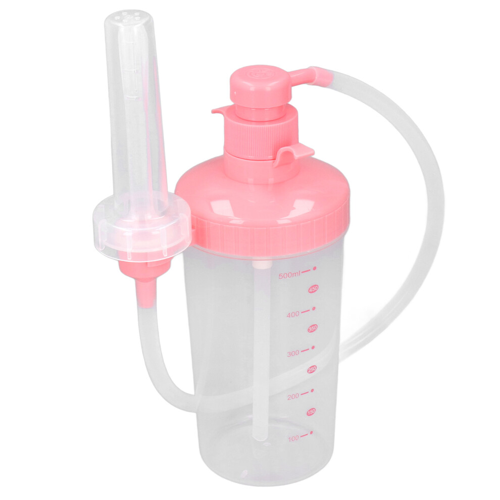 Reusable Vaginal Douche Pump Head 500ml, PC Silicone Cleansing System