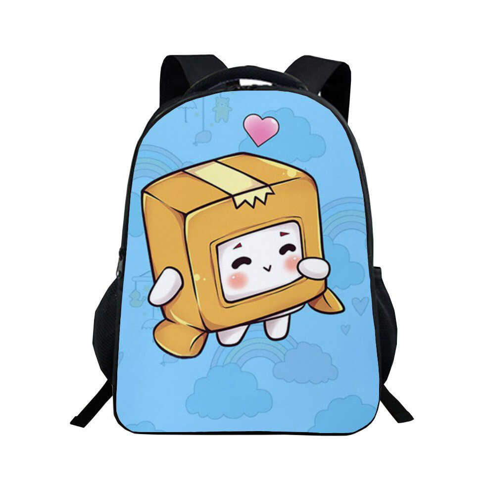 (21)Lankybox Mochila Dibujos Animados Bolso Escolar Bolsa De Libros Viaje Universitario Estudiante Bolsas Al Aire Libre-image